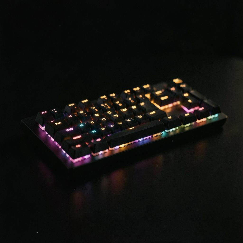 Teclado mecânico TKL RGB